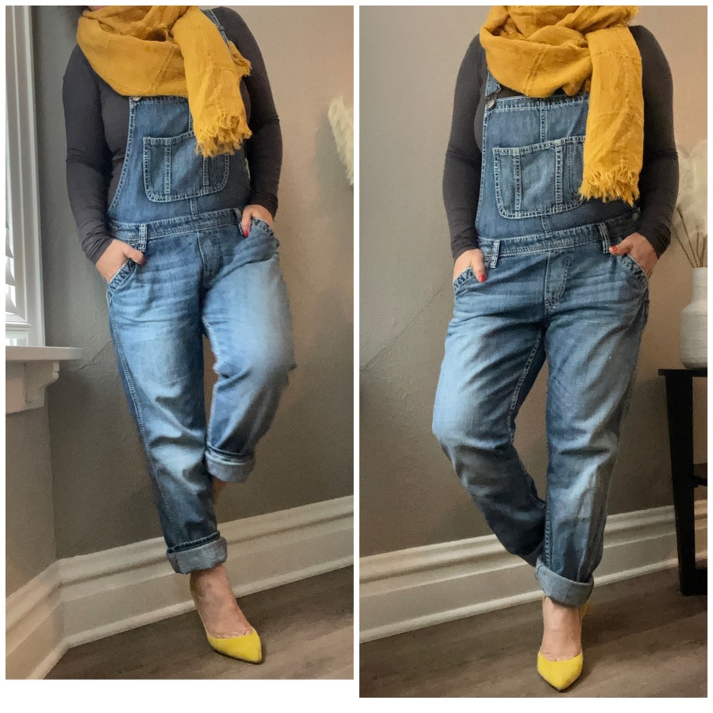 Silver jeans overalls size 29
